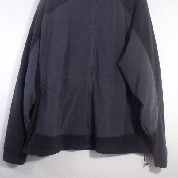 North End Men's Full Zip Fleece Jacket Size 3XL Gray and Black New - Picture 3 of 9